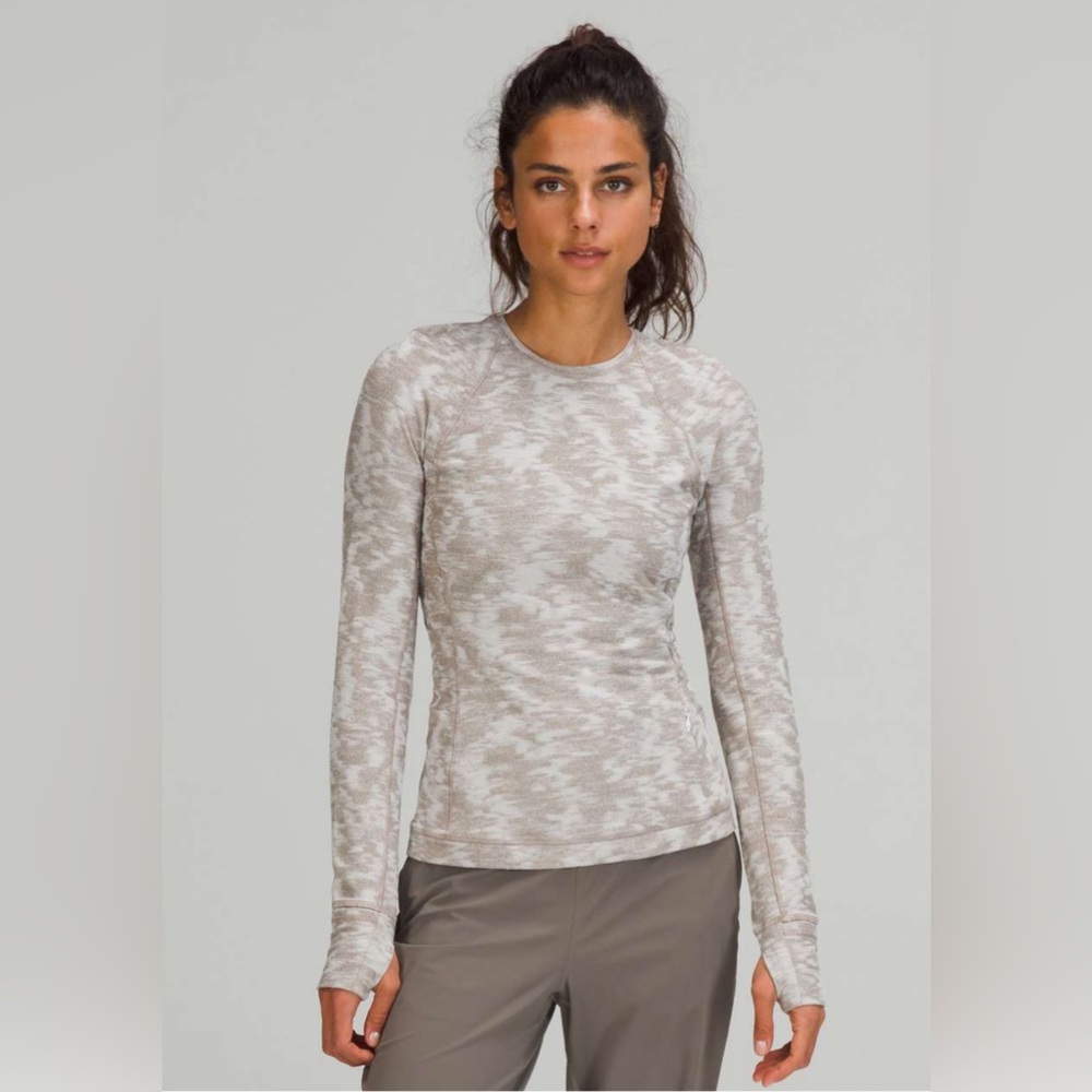 lululemon athletica Gray Long Sleeve Top